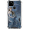Fairy with Black Cat Sitting on Moon by Nene Thomas Google Pixel 5 Clear Case